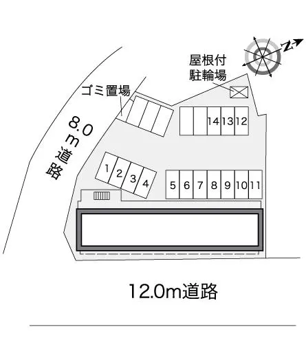 ★手数料０円★安城市安城町　月極駐車場（LP）